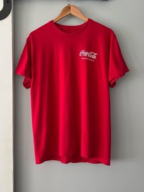 Coca Cola Bold Red Logo Short Sleeve Tee